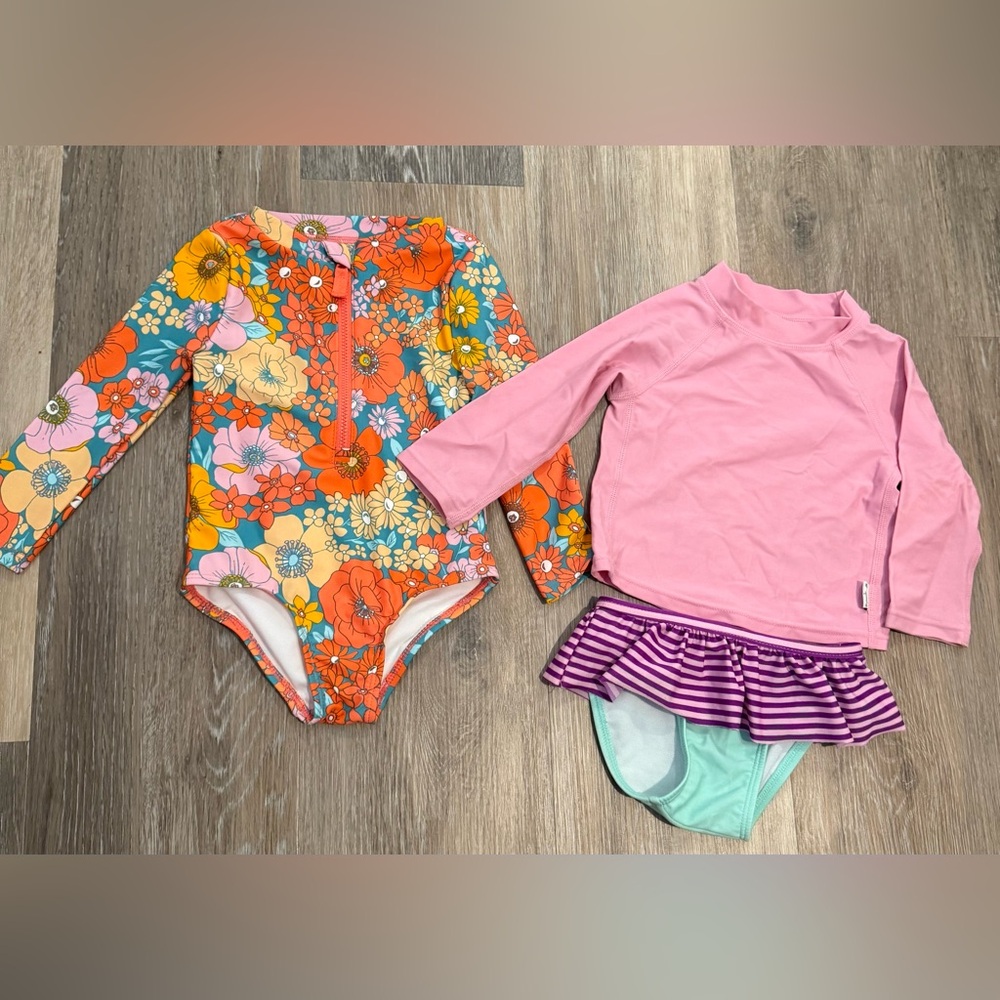 12-18 Month Swim Suit/Rashguard Bundle